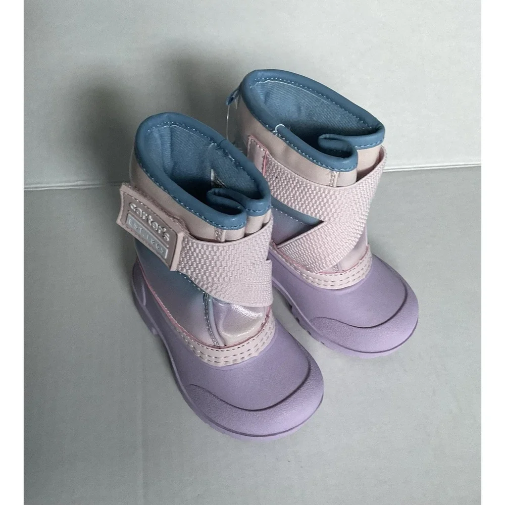 Carter's Lex Girls Pull-On Waterproof Insulated Snow Boots  Size 4